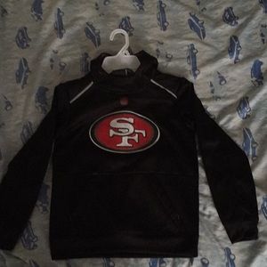 Brand new 49ers small youth hoodie sweater.
